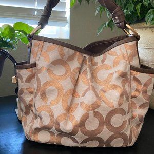 Coach Satchel With Rose Gold Hardware